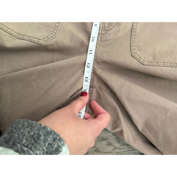 NWT Ana Highest-Rise Wide Leg Pants Size 16 Tan 98% Cotton 2% Spandex With Elast - Picture 6 of 7